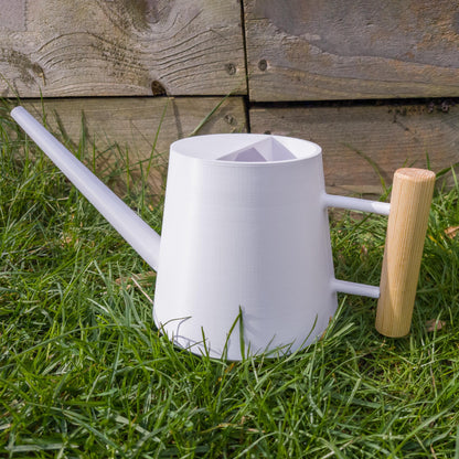 Modern and Unique Watering Can | 3L Durable Material | Wood Handle | Garden Essential