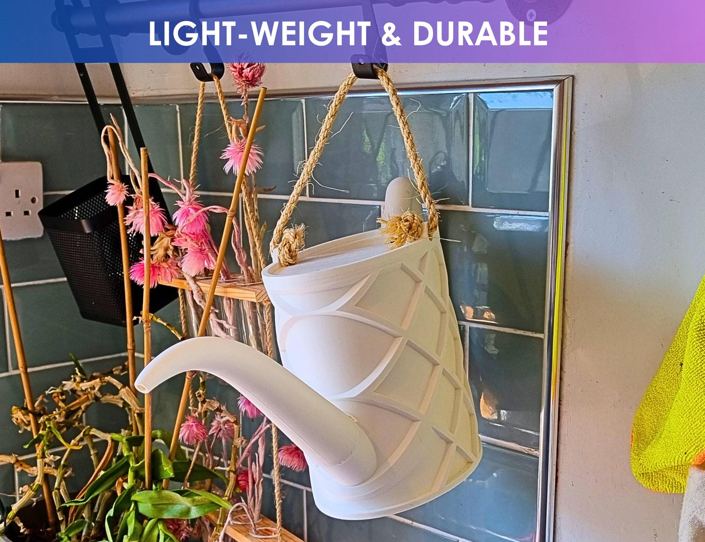 3D Printed Diamond Pattern Watering Can