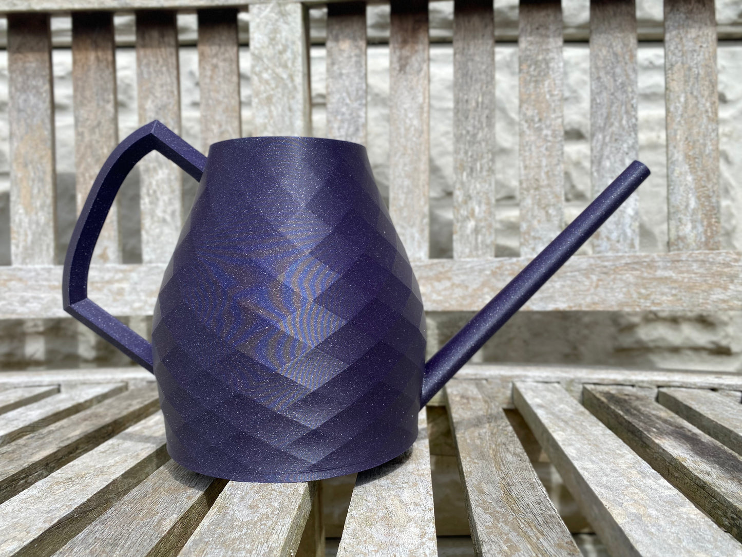 2L Watering Can | Unique Diamond Design | Eco-Friendly & Handmade | Perfect Gift for Plant Lovers & Garden Enthusiasts