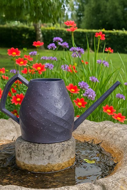 2L Watering Can | Unique Diamond Design | Eco-Friendly & Handmade | Perfect Gift for Plant Lovers & Garden Enthusiasts