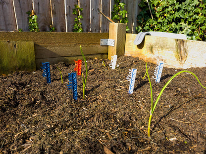 Custom 3D Printed Garden Plant Labels/Stakes – Personalized Name Markers for Herbs, Flowers, Vegetables and More – Weatherproof Durable