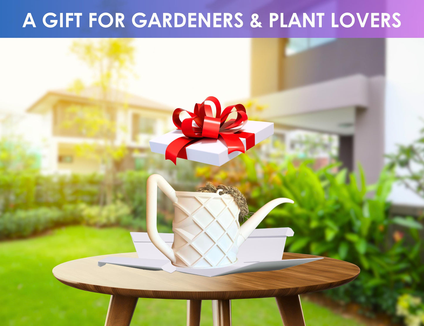 3D Printed Diamond Pattern Watering Can