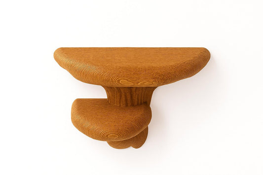 Set of 2 Mushroom Shelves | 3D Printed Wall Shelf | Fungi Inspired Floating Shelf