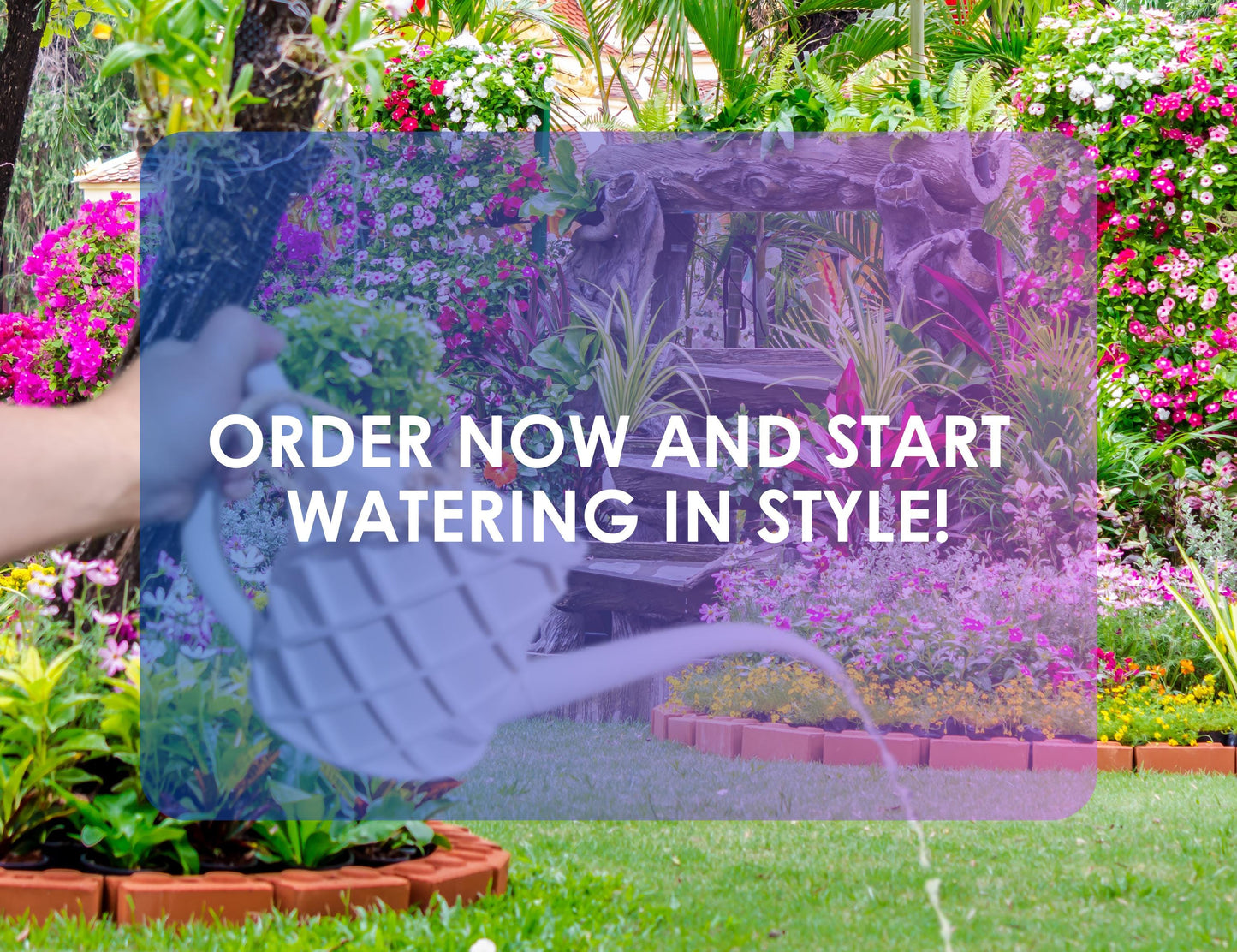 3D Printed Diamond Pattern Watering Can