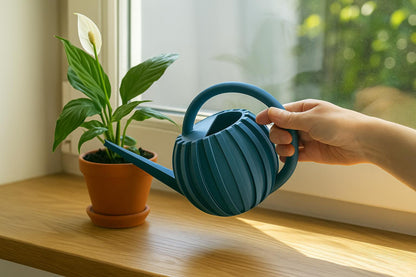 Geometric Watering Can | 1L & 3L Sizes | Modern Indoor Plant Watering Jug | Eco-Friendly PETG Garden Tool