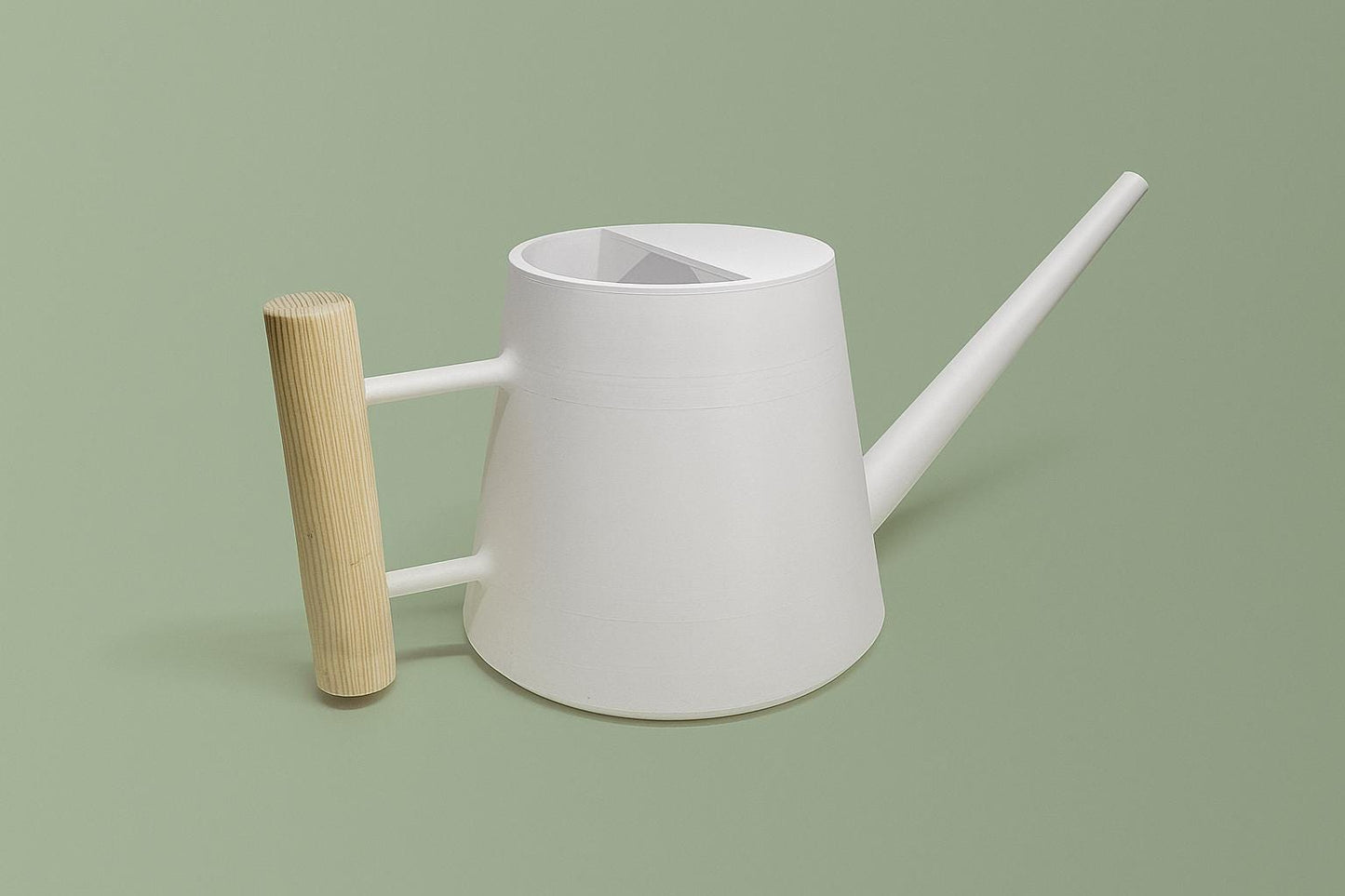 Modern and Unique Watering Can | 3L Durable Material | Wood Handle | Garden Essential