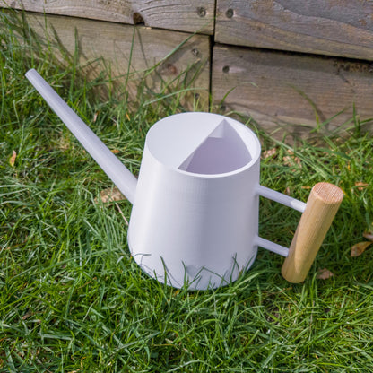 Modern and Unique Watering Can | 3L Durable Material | Wood Handle | Garden Essential
