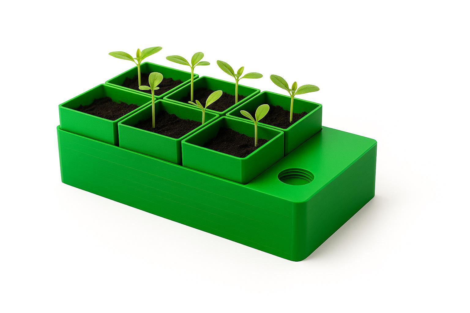 Self-Watering Seed Starter | Automatic Watering Propagation Pot for Herbs, Flowers & Vegetables