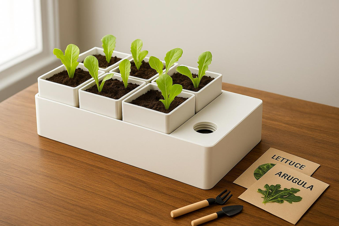 Self-Watering Seed Starter | Automatic Watering Propagation Pot for Herbs, Flowers & Vegetables